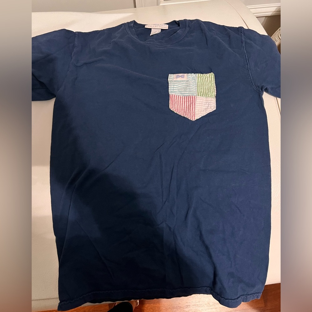 Preppy patchwork tshirt fraternity collection